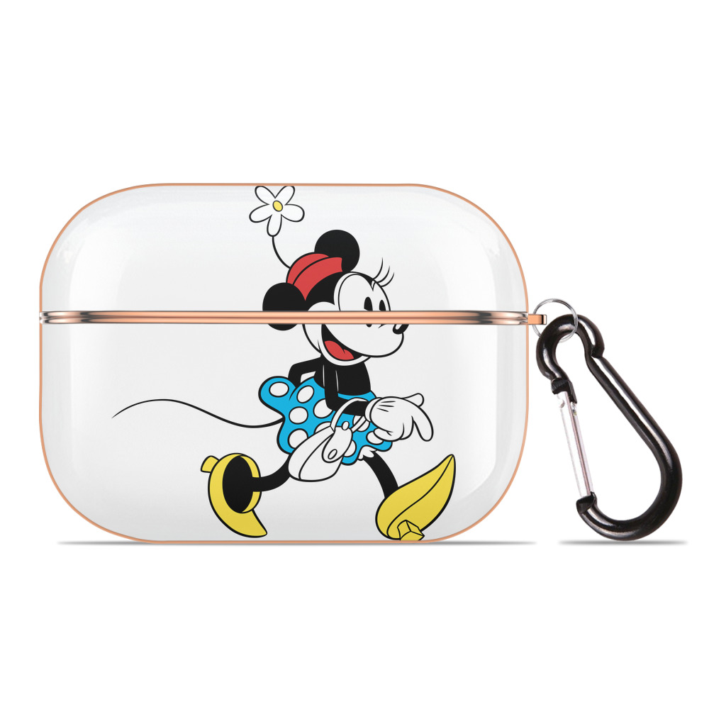 （画像用） ミッキーマウス Mickey Mouse 【AirPods Pro用】ハードシェル保護ケース｜耐衝撃・防指紋・カラビナ付き商品仕様