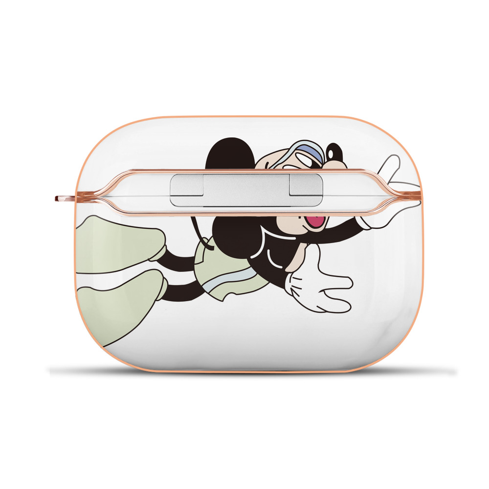 （画像用） ミッキーマウス Mickey Mouse 【AirPods Pro用】ハードシェル保護ケース｜耐衝撃・防指紋・カラビナ付き商品仕様
