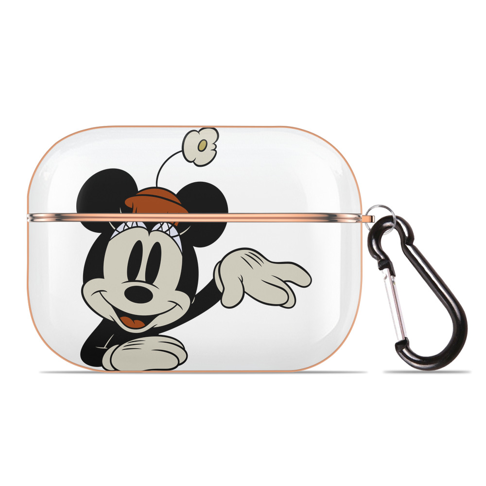 （画像用） ミッキーマウス Mickey Mouse 【AirPods Pro用】ハードシェル保護ケース｜耐衝撃・防指紋・カラビナ付き商品仕様