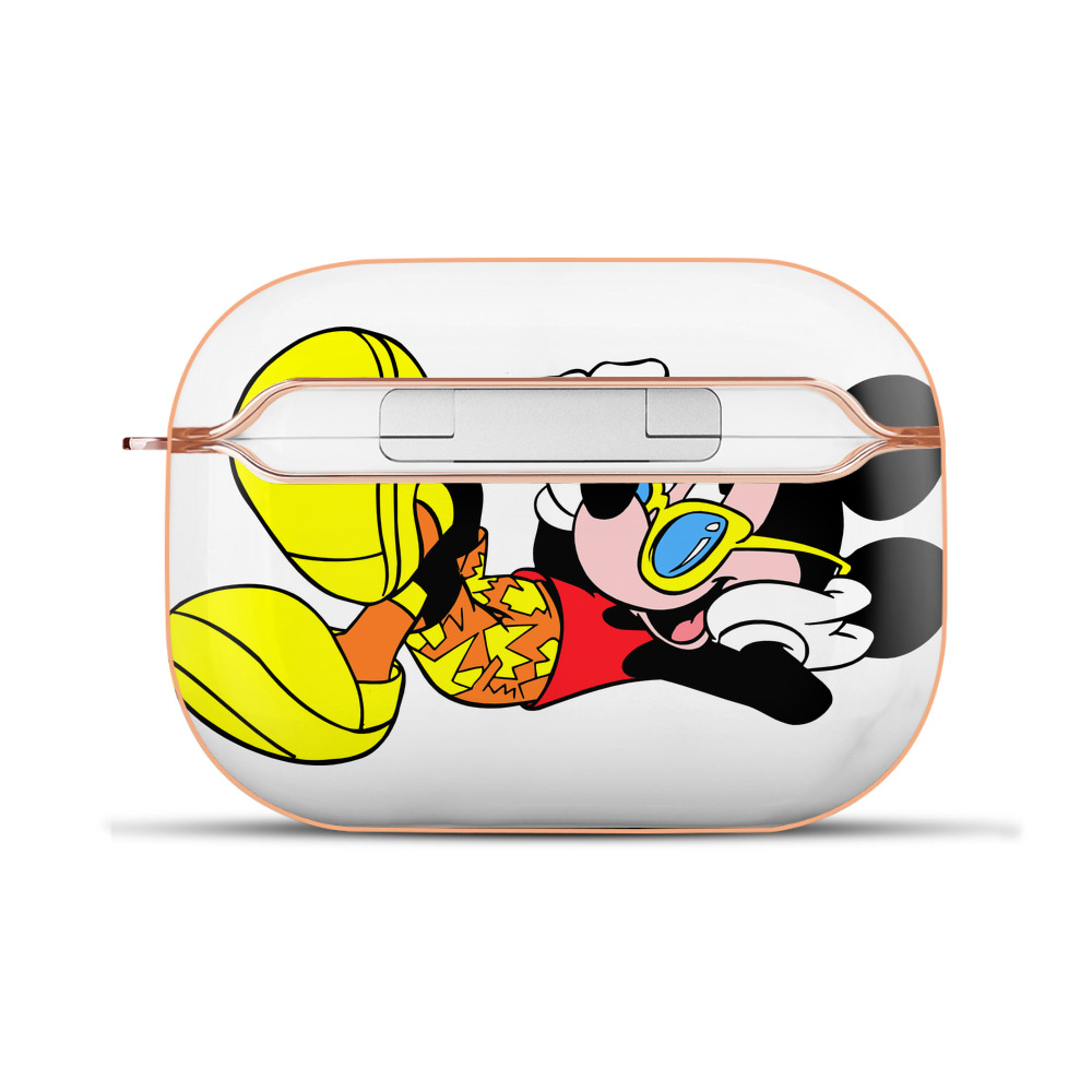 （画像用） ミッキーマウス Mickey Mouse 【AirPods Pro用】ハードシェル保護ケース｜耐衝撃・防指紋・カラビナ付き商品仕様