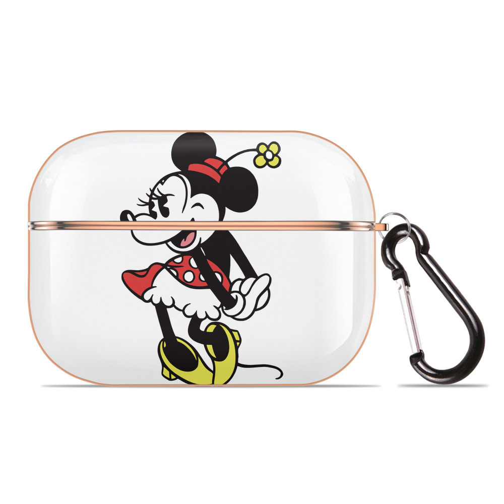（画像用） ミッキーマウス Mickey Mouse 【AirPods Pro用】ハードシェル保護ケース｜耐衝撃・防指紋・カラビナ付き商品仕様