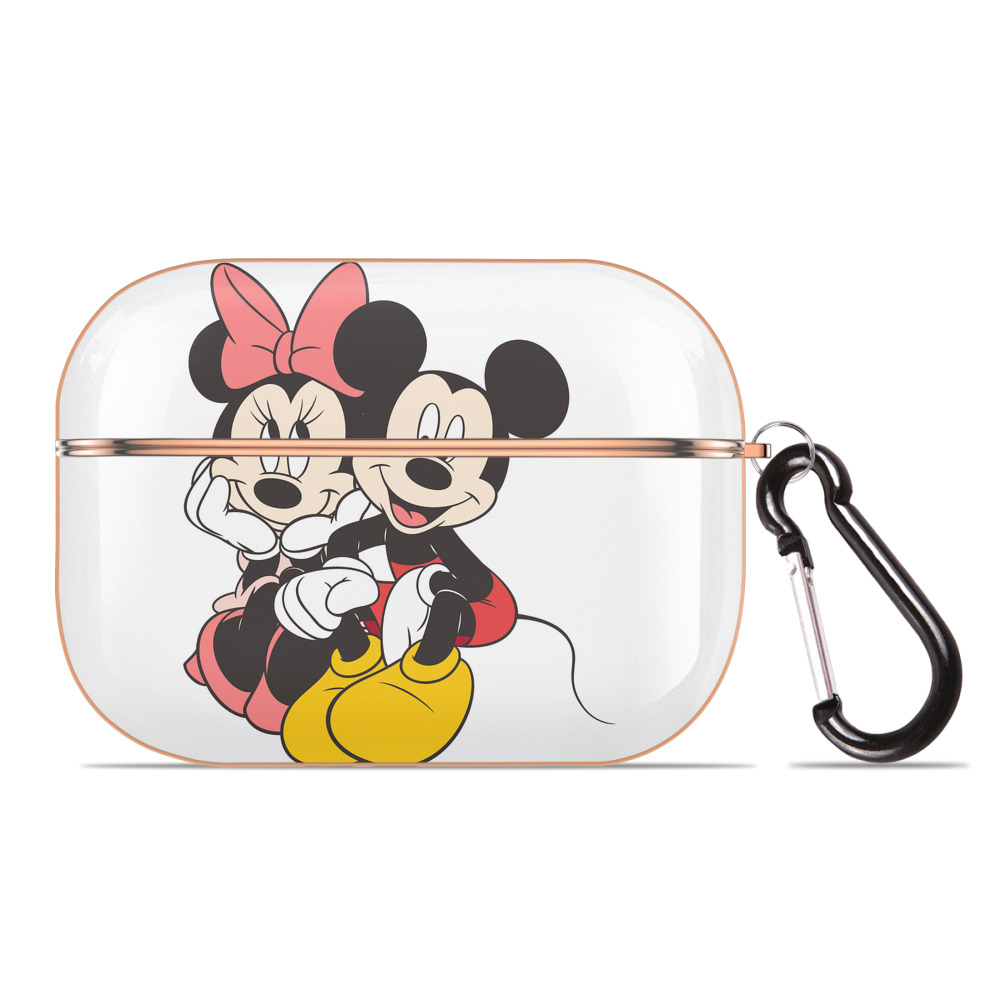（画像用） ミッキーマウス Mickey Mouse 【AirPods Pro用】ハードシェル保護ケース｜耐衝撃・防指紋・カラビナ付き商品仕様