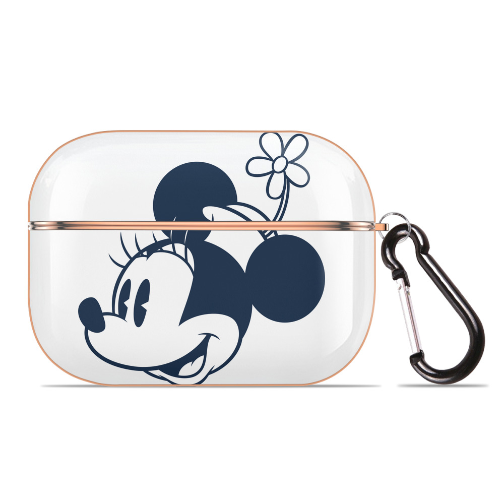 （画像用） ミッキーマウス Mickey Mouse 【AirPods Pro用】ハードシェル保護ケース｜耐衝撃・防指紋・カラビナ付き商品仕様