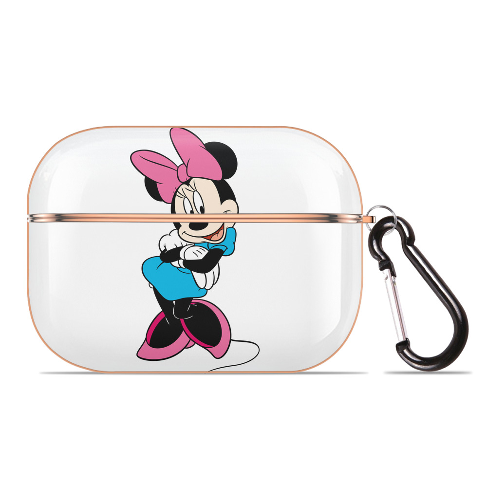 （画像用） ミッキーマウス Mickey Mouse 【AirPods Pro用】ハードシェル保護ケース｜耐衝撃・防指紋・カラビナ付き商品仕様