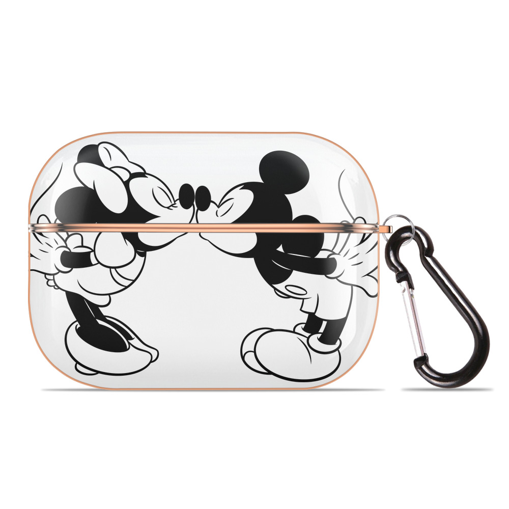 （画像用） ミッキーマウス Mickey Mouse 【AirPods Pro用】ハードシェル保護ケース｜耐衝撃・防指紋・カラビナ付き商品仕様