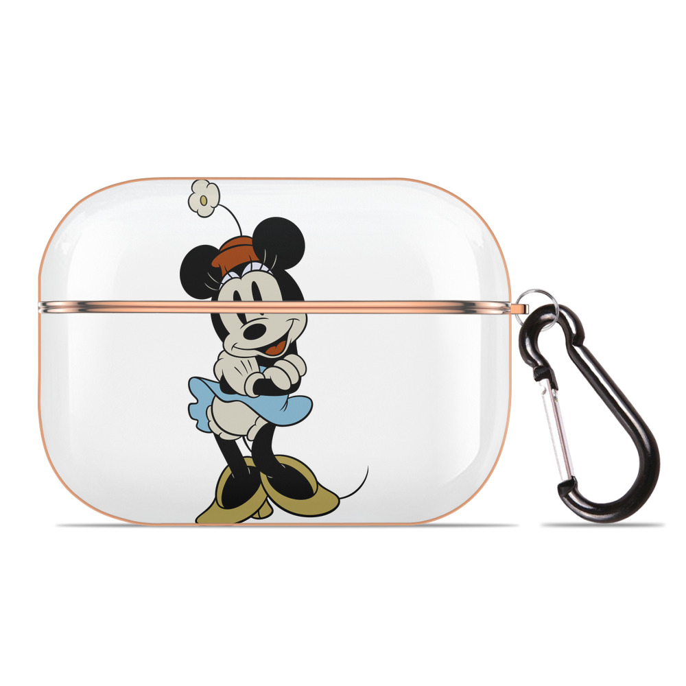（画像用） ミッキーマウス Mickey Mouse 【AirPods Pro用】ハードシェル保護ケース｜耐衝撃・防指紋・カラビナ付き商品仕様
