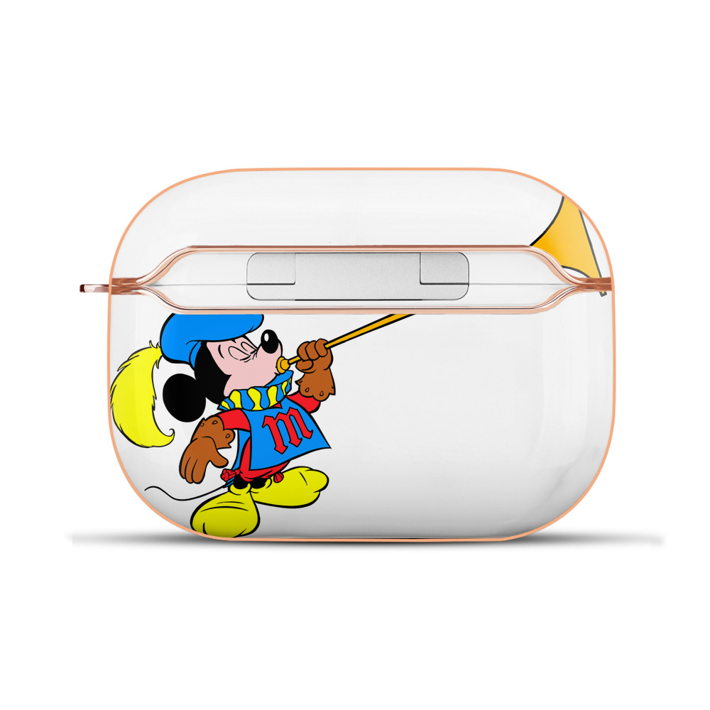 （画像用） ミッキーマウス Mickey Mouse 【AirPods Pro用】ハードシェル保護ケース｜耐衝撃・防指紋・カラビナ付き商品仕様
