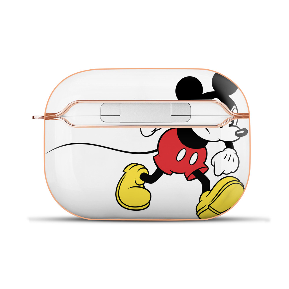 （画像用） ミッキーマウス Mickey Mouse 【AirPods Pro用】ハードシェル保護ケース｜耐衝撃・防指紋・カラビナ付き商品仕様
