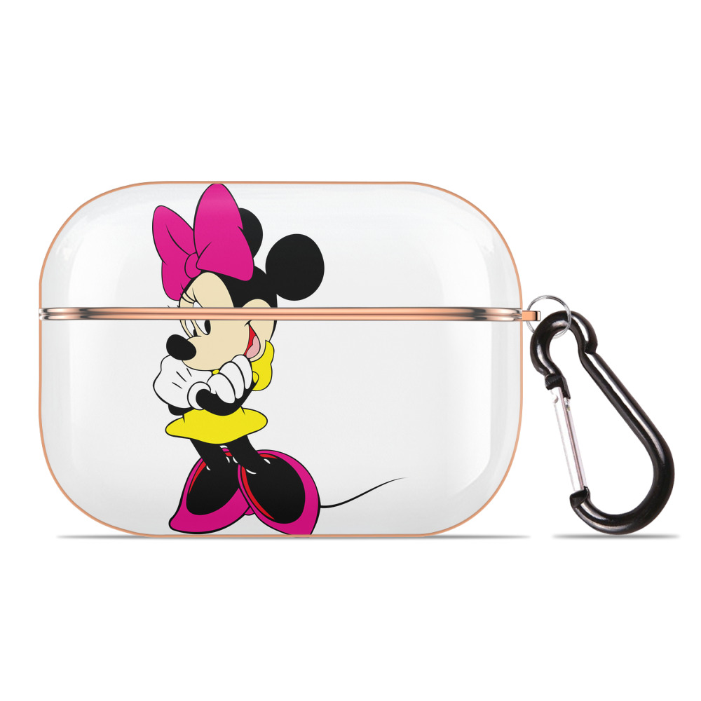 （画像用） ミッキーマウス Mickey Mouse 【AirPods Pro用】ハードシェル保護ケース｜耐衝撃・防指紋・カラビナ付き商品仕様