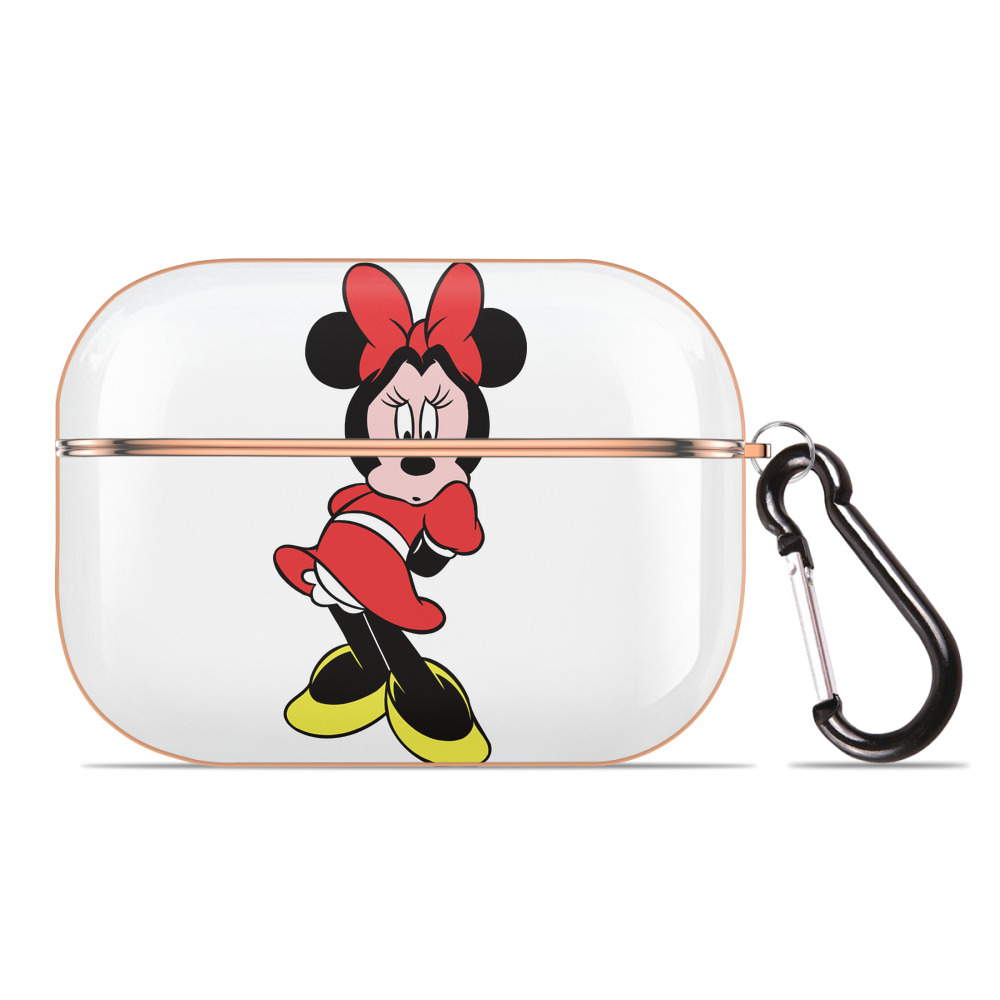 （画像用） ミッキーマウス Mickey Mouse 【AirPods Pro用】ハードシェル保護ケース｜耐衝撃・防指紋・カラビナ付き商品仕様