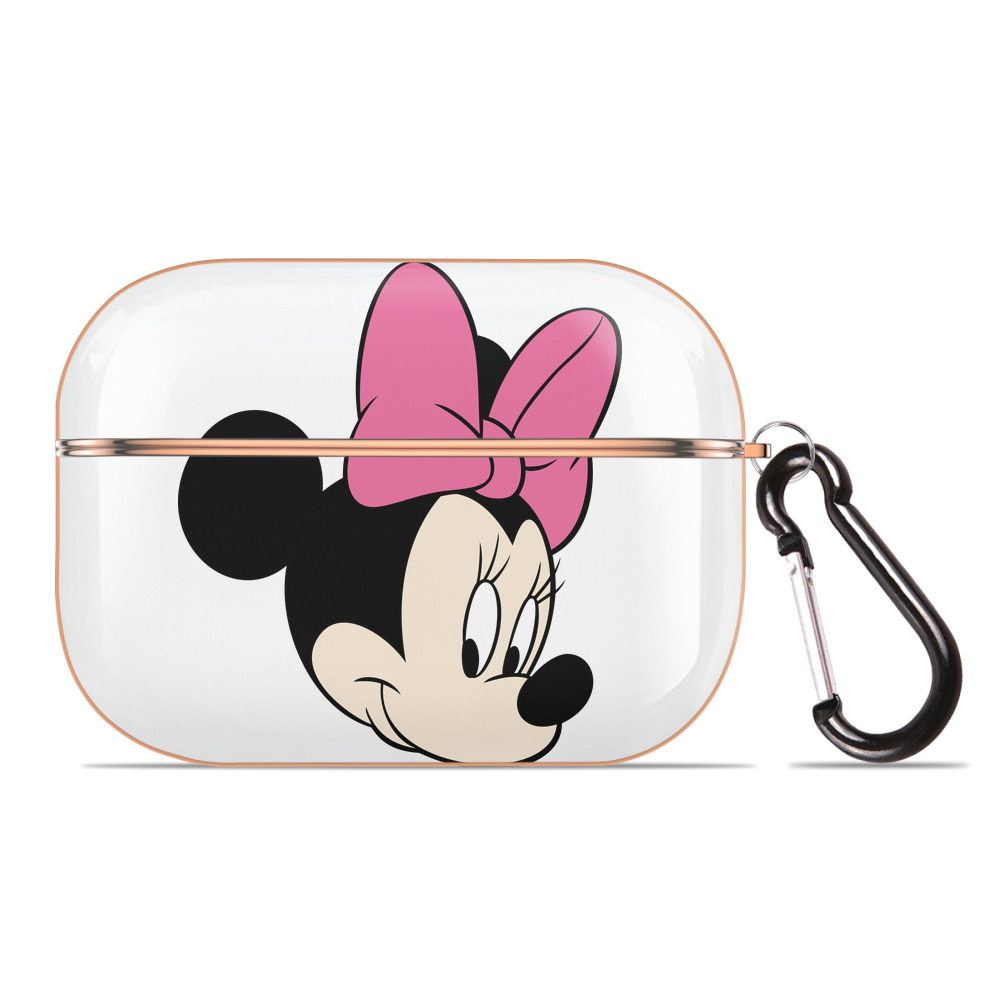 （画像用） ミッキーマウス Mickey Mouse 【AirPods Pro用】ハードシェル保護ケース｜耐衝撃・防指紋・カラビナ付き商品仕様