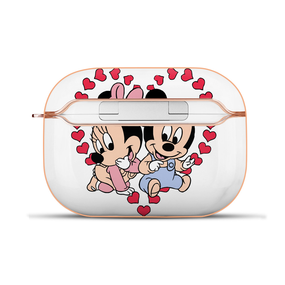（画像用） ミッキーマウス Mickey Mouse 【AirPods Pro用】ハードシェル保護ケース｜耐衝撃・防指紋・カラビナ付き商品仕様