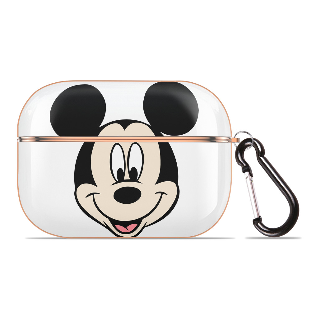 （画像用） ミッキーマウス Mickey Mouse 【AirPods Pro用】ハードシェル保護ケース｜耐衝撃・防指紋・カラビナ付き商品仕様