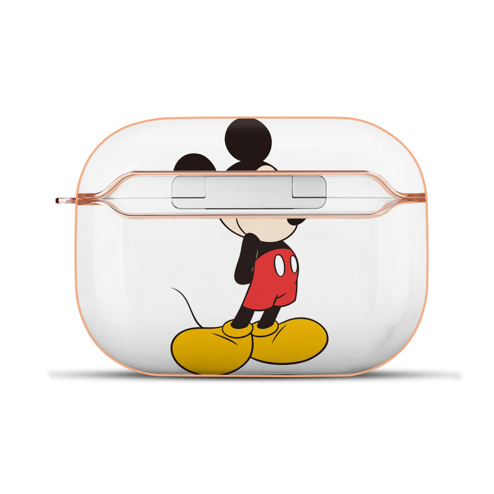 （画像用） ミッキーマウス Mickey Mouse 【AirPods Pro用】ハードシェル保護ケース｜耐衝撃・防指紋・カラビナ付き商品仕様