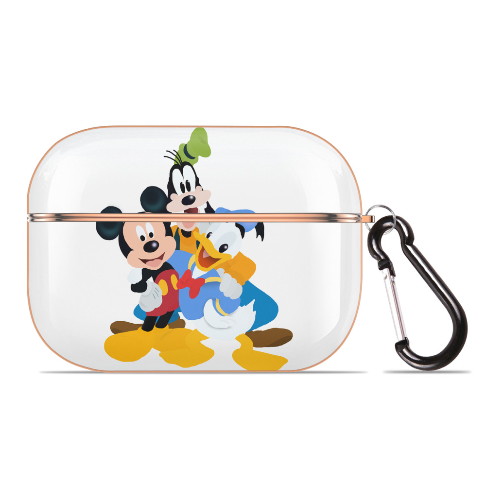 （画像用） ミッキーマウス Mickey Mouse 【AirPods Pro用】ハードシェル保護ケース｜耐衝撃・防指紋・カラビナ付き商品仕様