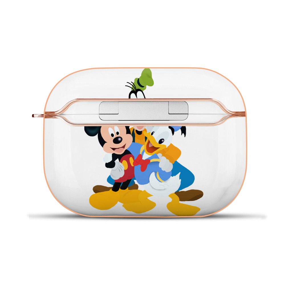 （画像用） ミッキーマウス Mickey Mouse 【AirPods Pro用】ハードシェル保護ケース｜耐衝撃・防指紋・カラビナ付き商品仕様