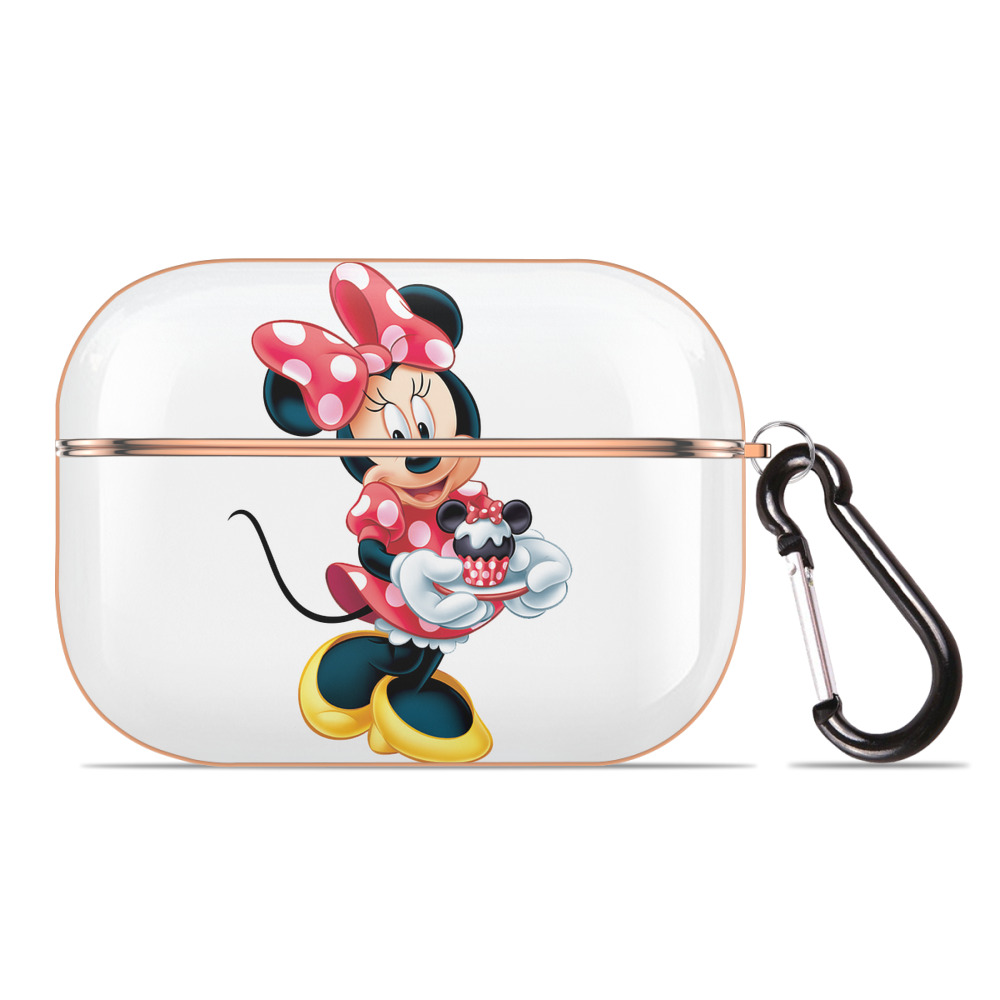 （画像用） ミッキーマウス Mickey Mouse 【AirPods Pro用】ハードシェル保護ケース｜耐衝撃・防指紋・カラビナ付き商品仕様