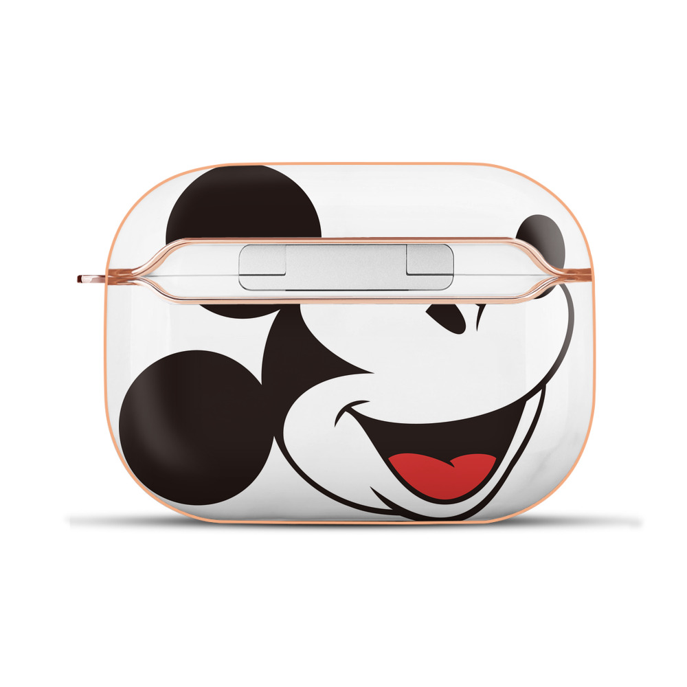 ミッキーマウス Mickey Mouse 【AirPods Pro用】ハードシェル保護ケース｜耐衝撃・防指紋・カラビナ付き商品仕様