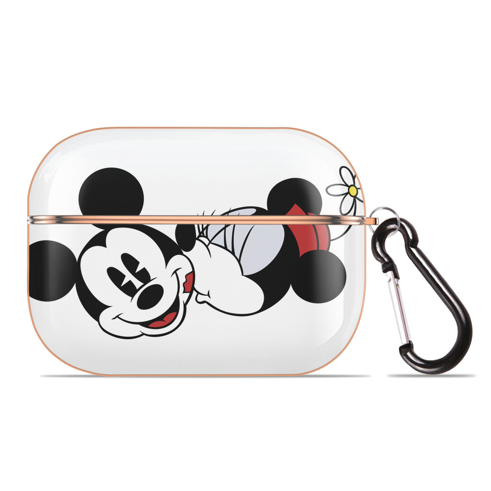 （画像用） ミッキーマウス Mickey Mouse 【AirPods Pro用】ハードシェル保護ケース｜耐衝撃・防指紋・カラビナ付き商品仕様