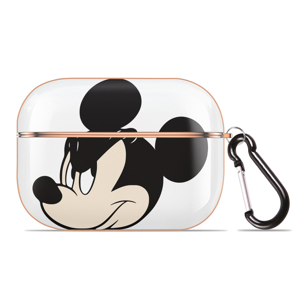 （画像用） ミッキーマウス Mickey Mouse 【AirPods Pro用】ハードシェル保護ケース｜耐衝撃・防指紋・カラビナ付き商品仕様