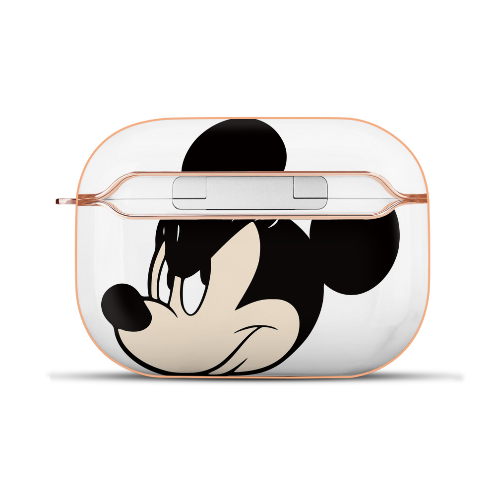 （画像用） ミッキーマウス Mickey Mouse 【AirPods Pro用】ハードシェル保護ケース｜耐衝撃・防指紋・カラビナ付き商品仕様