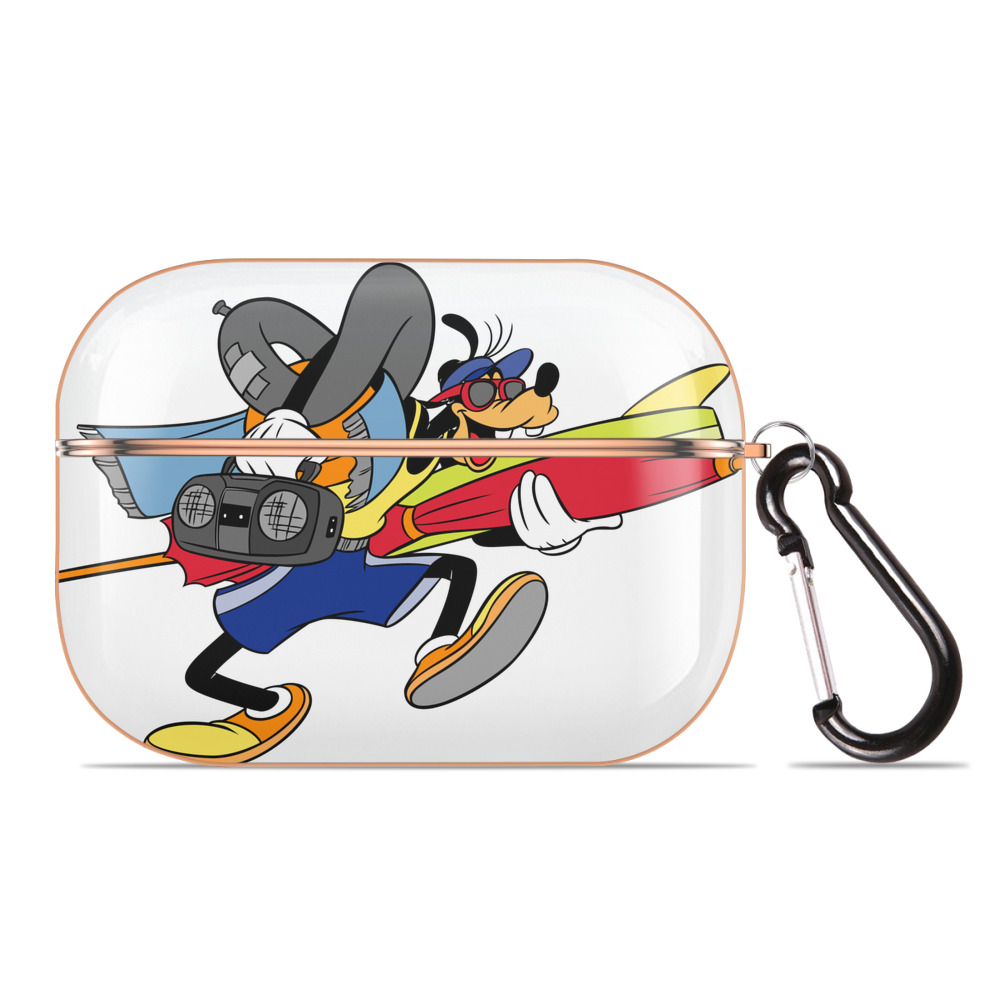 （画像用） ミッキーマウス Mickey Mouse 【AirPods Pro用】ハードシェル保護ケース｜耐衝撃・防指紋・カラビナ付き商品仕様