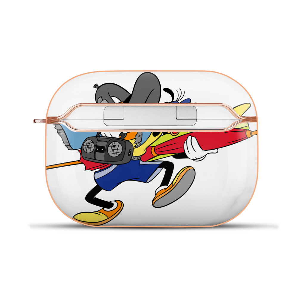 （画像用） ミッキーマウス Mickey Mouse 【AirPods Pro用】ハードシェル保護ケース｜耐衝撃・防指紋・カラビナ付き商品仕様