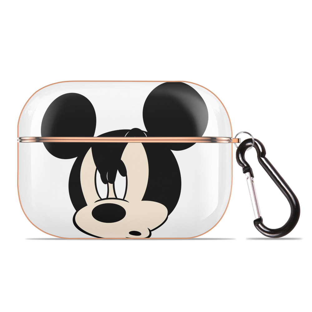 （画像用） ミッキーマウス Mickey Mouse 【AirPods Pro用】ハードシェル保護ケース｜耐衝撃・防指紋・カラビナ付き商品仕様