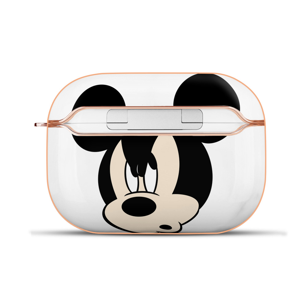 （画像用） ミッキーマウス Mickey Mouse 【AirPods Pro用】ハードシェル保護ケース｜耐衝撃・防指紋・カラビナ付き商品仕様