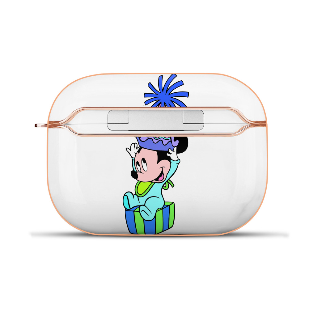 （画像用） ミッキーマウス Mickey Mouse 【AirPods Pro用】ハードシェル保護ケース｜耐衝撃・防指紋・カラビナ付き商品仕様