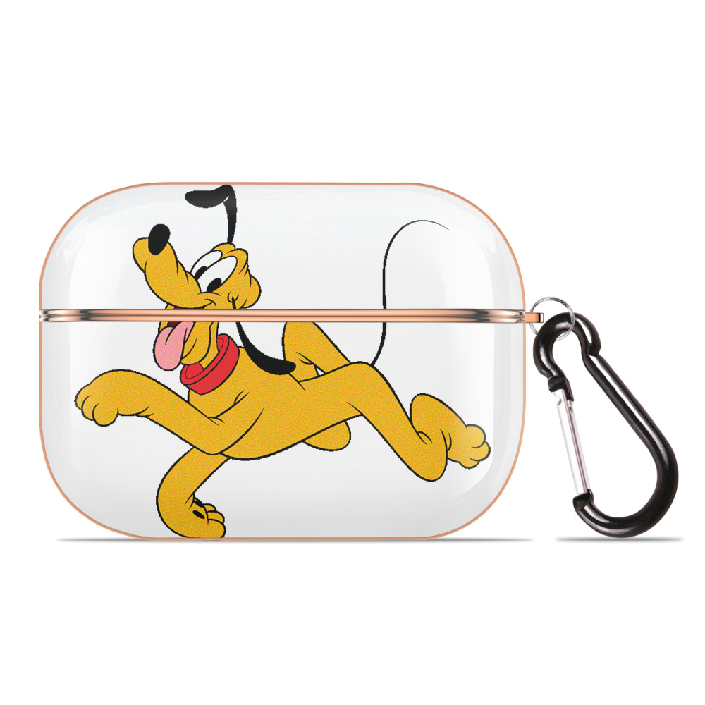（画像用） ミッキーマウス Mickey Mouse 【AirPods Pro用】ハードシェル保護ケース｜耐衝撃・防指紋・カラビナ付き商品仕様