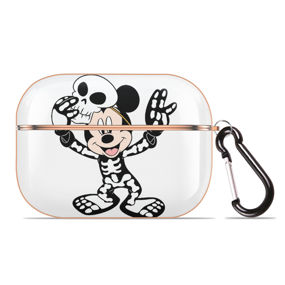 （画像用） ミッキーマウス Mickey Mouse 【AirPods Pro用】ハードシェル保護ケース｜耐衝撃・防指紋・カラビナ付き商品仕様