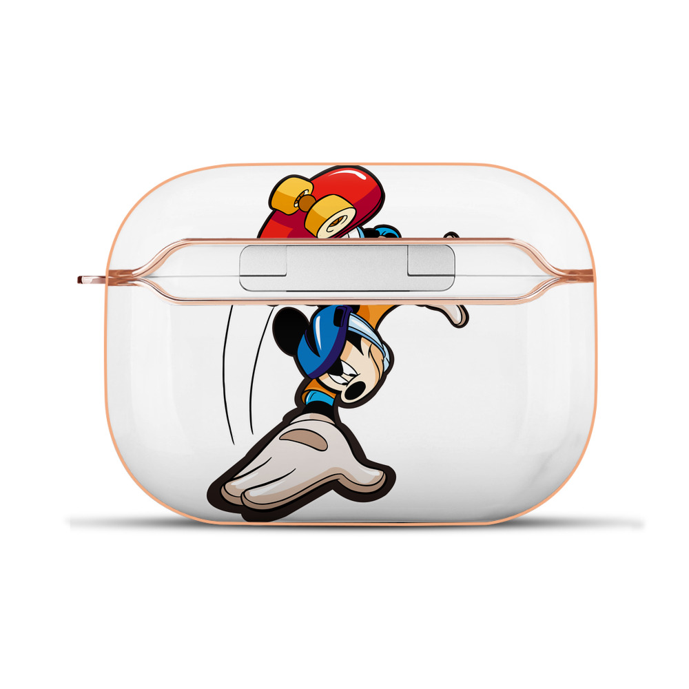 （画像用） ミッキーマウス Mickey Mouse 【AirPods Pro用】ハードシェル保護ケース｜耐衝撃・防指紋・カラビナ付き商品仕様