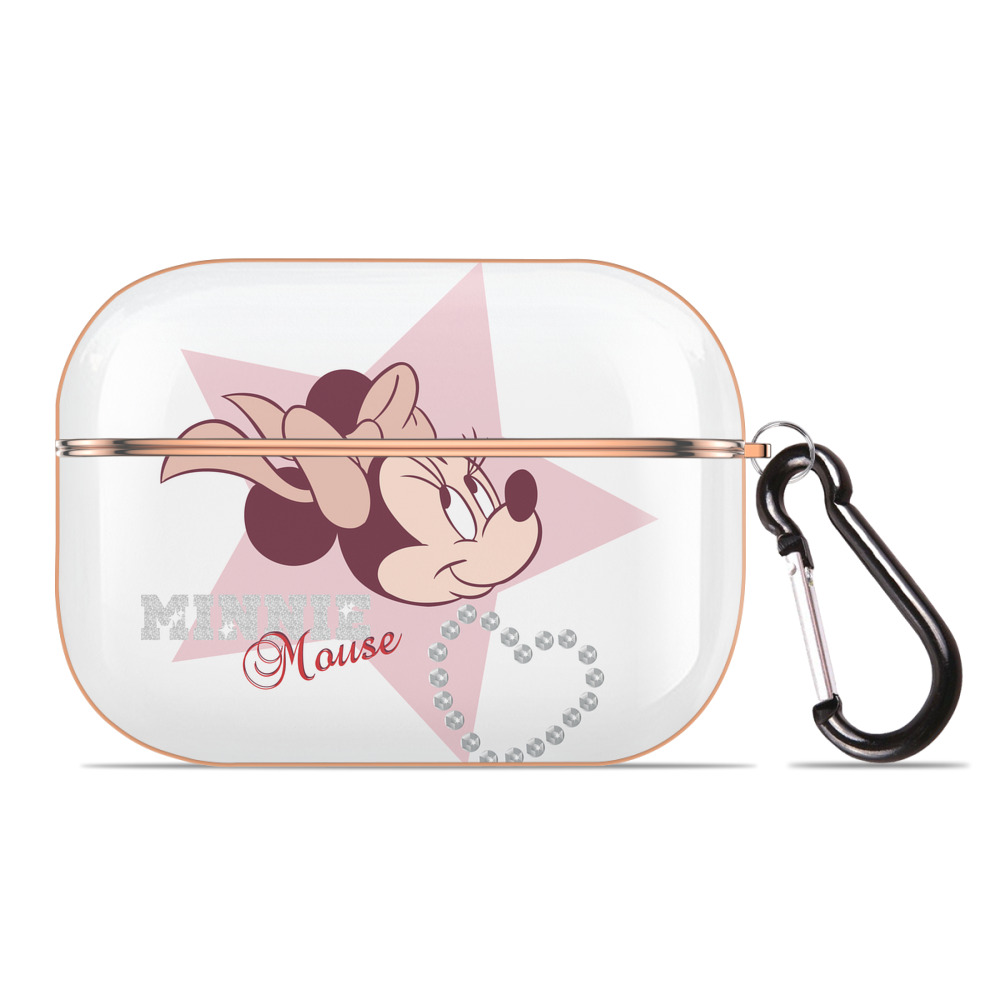 （画像用） ミッキーマウス Mickey Mouse 【AirPods Pro用】ハードシェル保護ケース｜耐衝撃・防指紋・カラビナ付き商品仕様