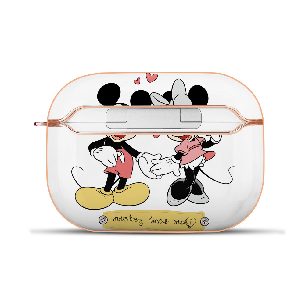 （画像用） ミッキーマウス Mickey Mouse 【AirPods Pro用】ハードシェル保護ケース｜耐衝撃・防指紋・カラビナ付き商品仕様