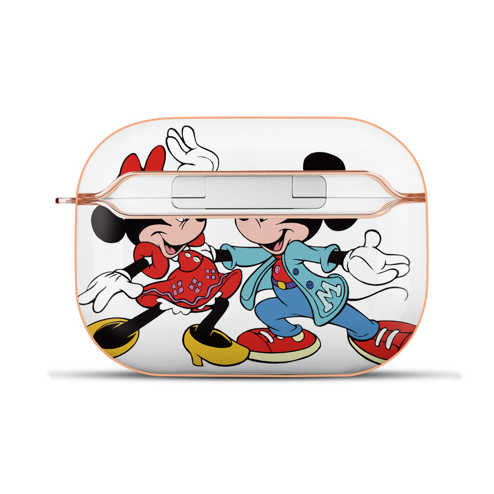（画像用） ミッキーマウス Mickey Mouse 【AirPods Pro用】ハードシェル保護ケース｜耐衝撃・防指紋・カラビナ付き商品仕様