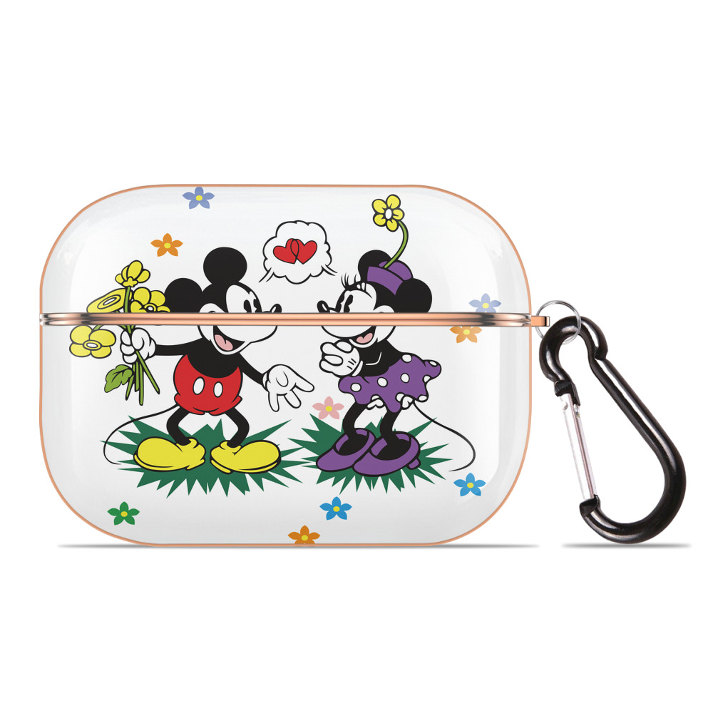 （画像用） ミッキーマウス Mickey Mouse 【AirPods Pro用】ハードシェル保護ケース｜耐衝撃・防指紋・カラビナ付き商品仕様