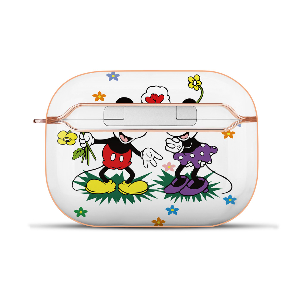 （画像用） ミッキーマウス Mickey Mouse 【AirPods Pro用】ハードシェル保護ケース｜耐衝撃・防指紋・カラビナ付き商品仕様