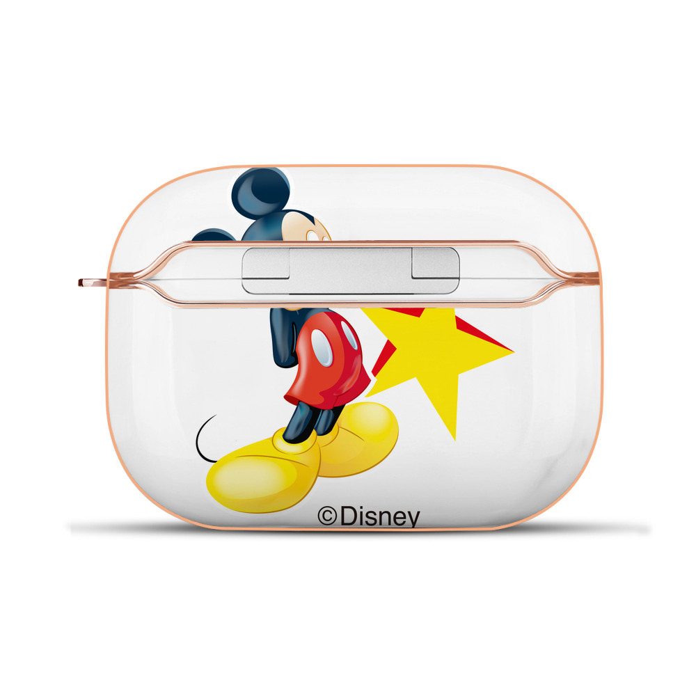 （画像用） ミッキーマウス Mickey Mouse 【AirPods Pro用】ハードシェル保護ケース｜耐衝撃・防指紋・カラビナ付き商品仕様