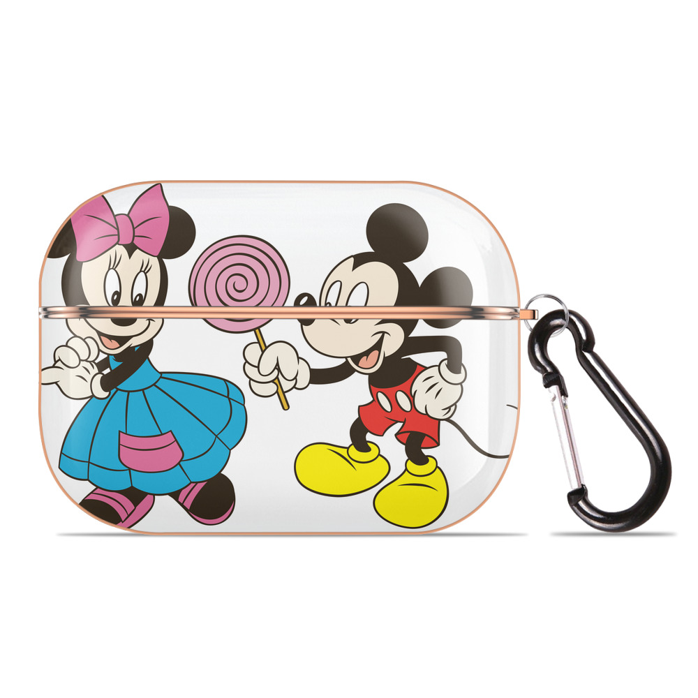 （画像用） ミッキーマウス Mickey Mouse 【AirPods Pro用】ハードシェル保護ケース｜耐衝撃・防指紋・カラビナ付き商品仕様