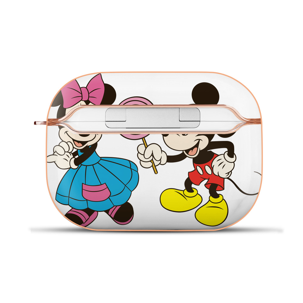 （画像用） ミッキーマウス Mickey Mouse 【AirPods Pro用】ハードシェル保護ケース｜耐衝撃・防指紋・カラビナ付き商品仕様