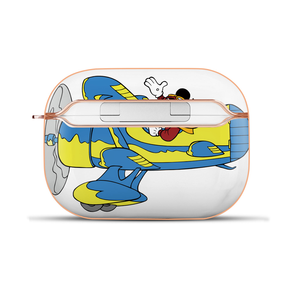 （画像用） ミッキーマウス Mickey Mouse 【AirPods Pro用】ハードシェル保護ケース｜耐衝撃・防指紋・カラビナ付き商品仕様