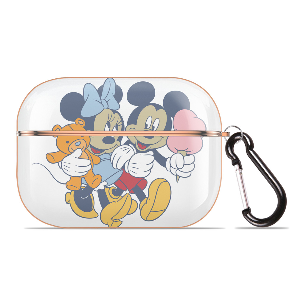 （画像用） ミッキーマウス Mickey Mouse 【AirPods Pro用】ハードシェル保護ケース｜耐衝撃・防指紋・カラビナ付き商品仕様