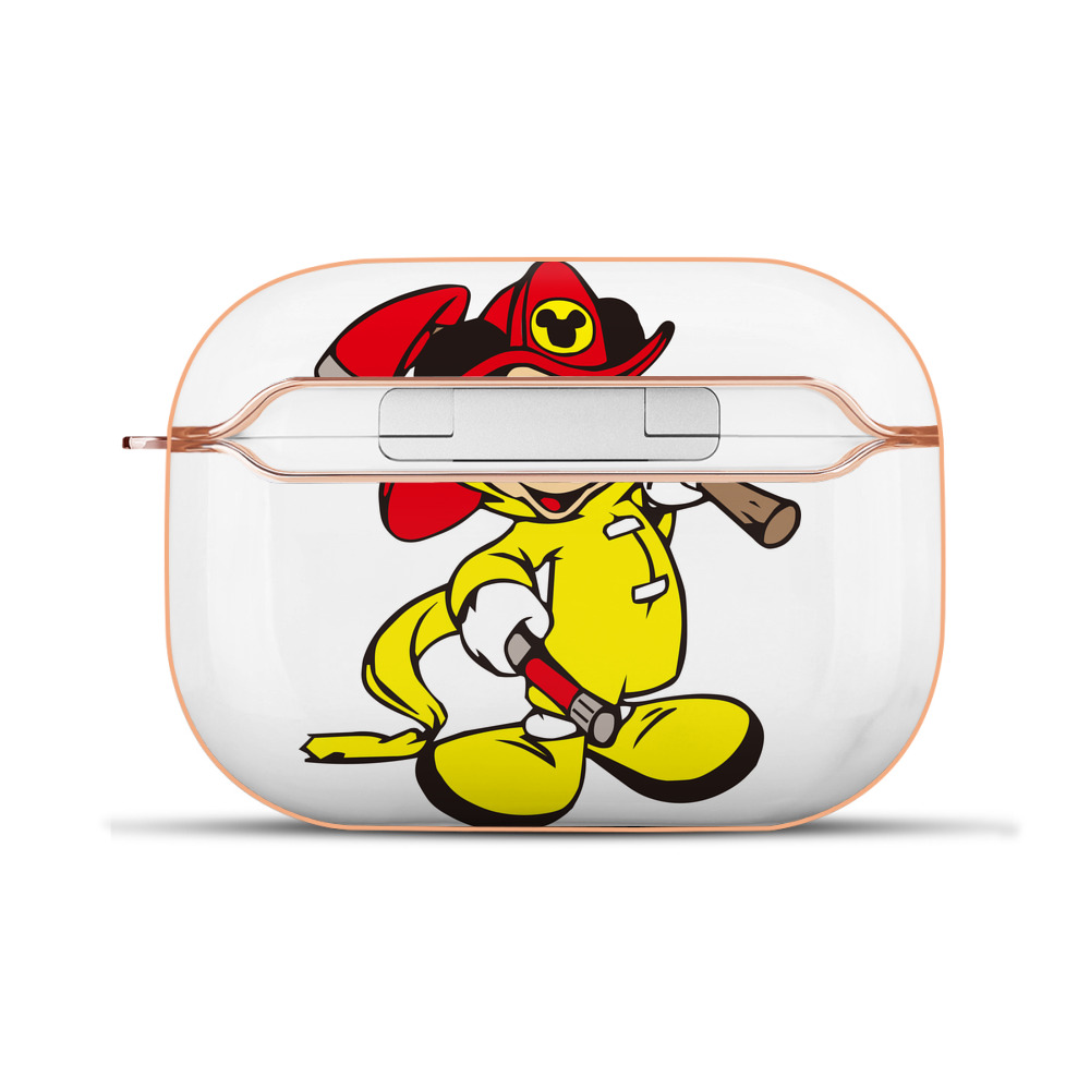 （画像用） ミッキーマウス Mickey Mouse 【AirPods Pro用】ハードシェル保護ケース｜耐衝撃・防指紋・カラビナ付き商品仕様