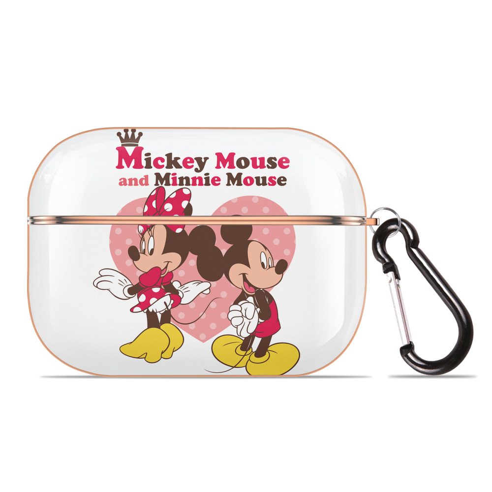 （画像用） ミッキーマウス Mickey Mouse 【AirPods Pro用】ハードシェル保護ケース｜耐衝撃・防指紋・カラビナ付き商品仕様