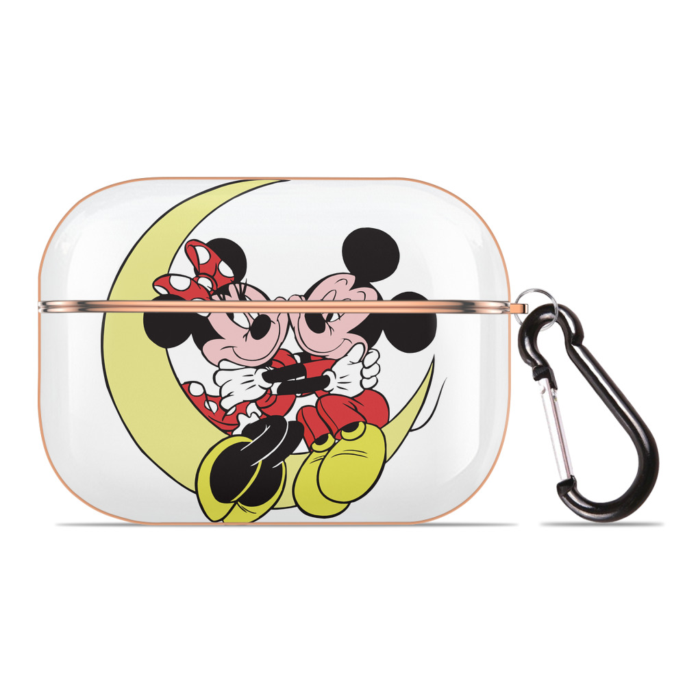 （画像用） ミッキーマウス Mickey Mouse 【AirPods Pro用】ハードシェル保護ケース｜耐衝撃・防指紋・カラビナ付き商品仕様