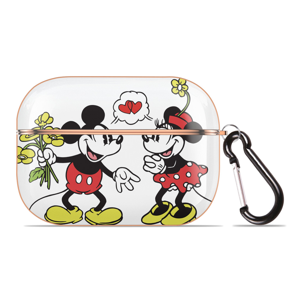 （画像用） ミッキーマウス Mickey Mouse 【AirPods Pro用】ハードシェル保護ケース｜耐衝撃・防指紋・カラビナ付き商品仕様