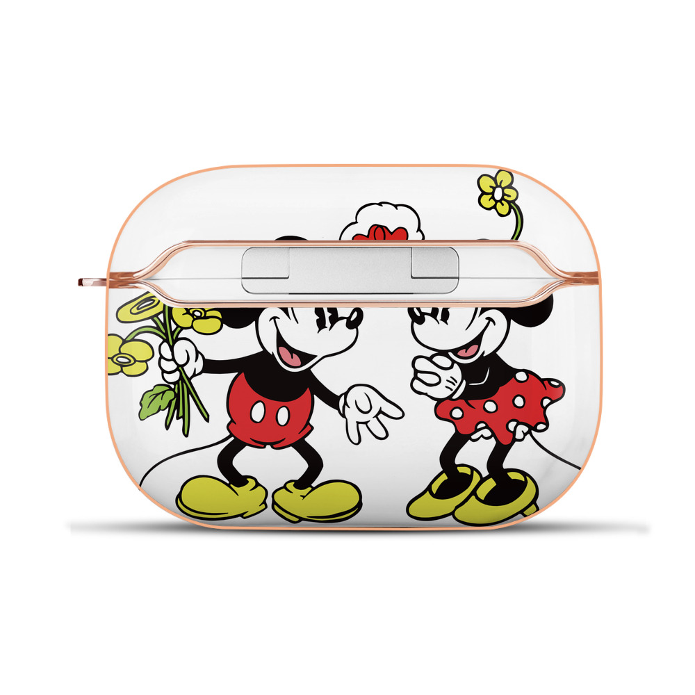 （画像用） ミッキーマウス Mickey Mouse 【AirPods Pro用】ハードシェル保護ケース｜耐衝撃・防指紋・カラビナ付き商品仕様