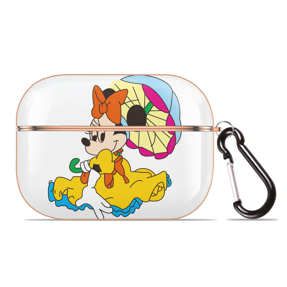 （画像用） ミッキーマウス Mickey Mouse 【AirPods Pro用】ハードシェル保護ケース｜耐衝撃・防指紋・カラビナ付き商品仕様