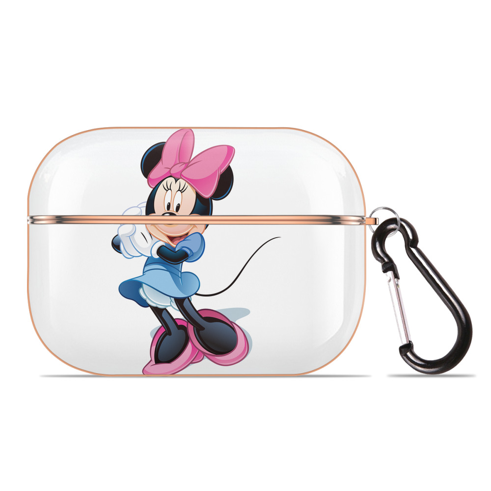 （画像用） ミッキーマウス Mickey Mouse 【AirPods Pro用】ハードシェル保護ケース｜耐衝撃・防指紋・カラビナ付き商品仕様